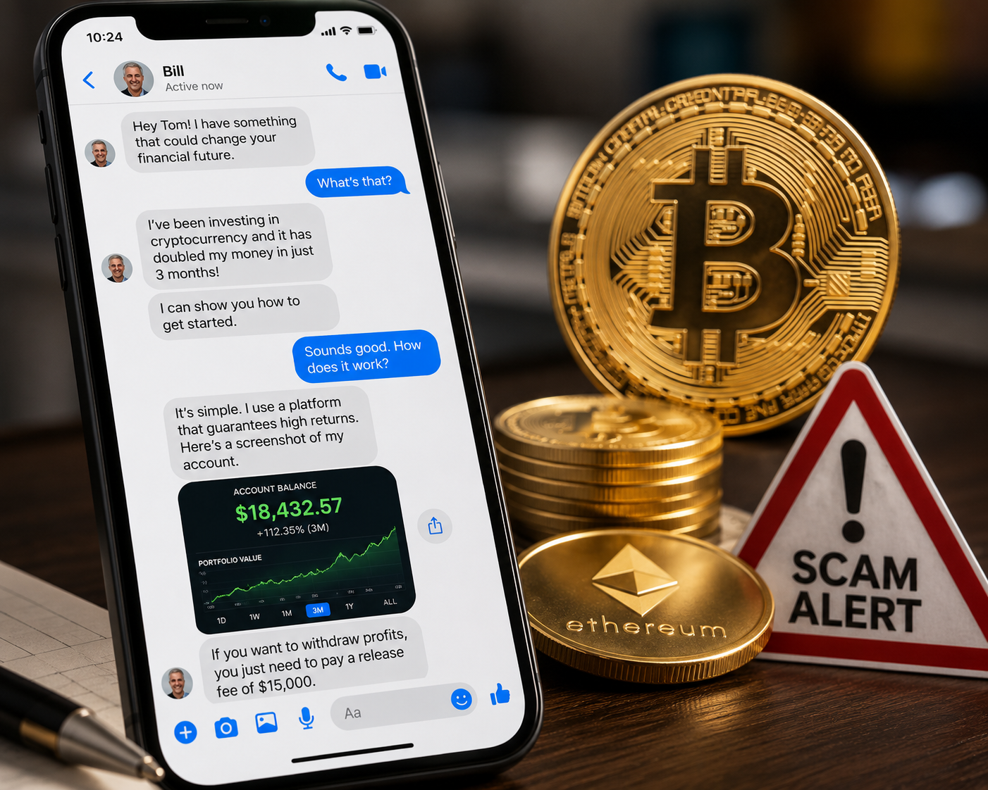 BSA Examiner Volume 101 – Cryptocurrency Scam and Check Fraud